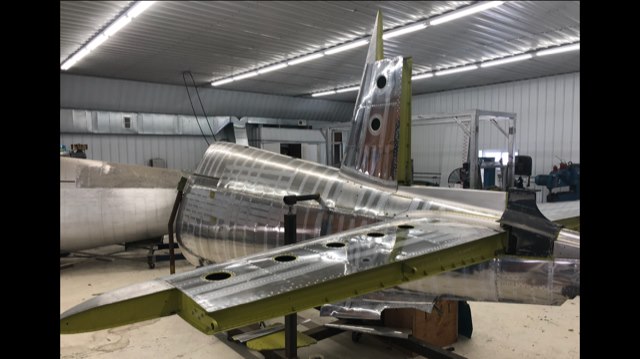 Odegaard Wings newly built Corsair fuselage